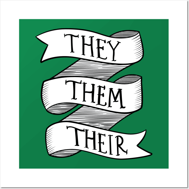 They-Them-Their Wall Art by azeriacrafts